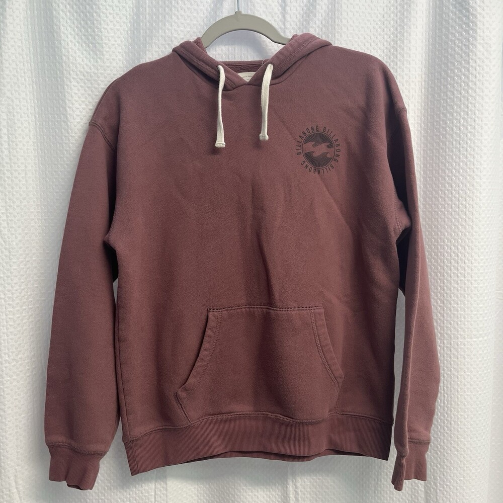Billabong‎ Wonder Round Mountain Hooded Sweatshirt Medium Light Plum Outdoor